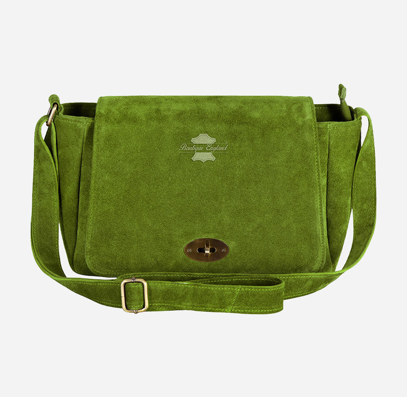 Women Crossbody Messenger Bag Suede Shoulder Bag