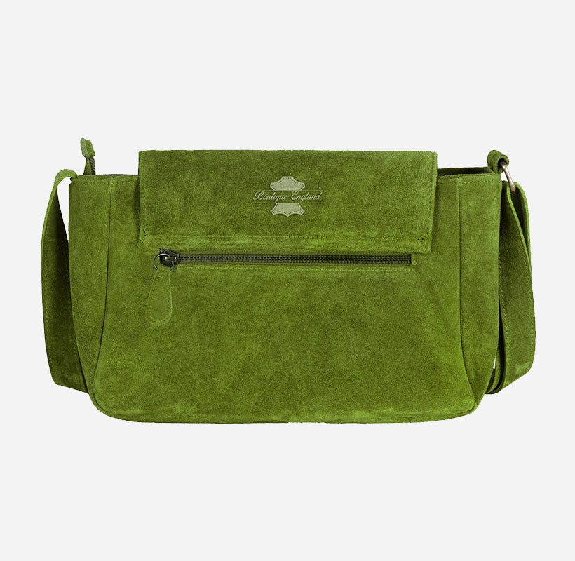 Women Crossbody Messenger Bag Suede Shoulder Bag