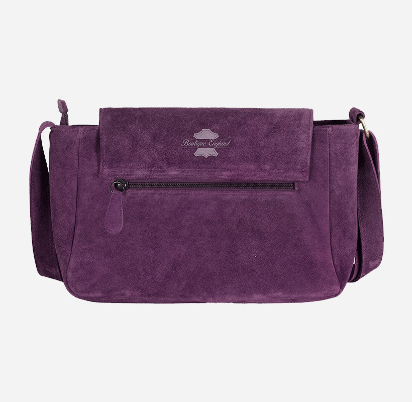 Women Crossbody Messenger Bag Suede Shoulder Bag