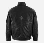VAELO Baggy Fit Leather Blouson Jacket for Men