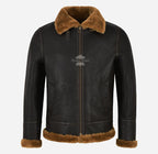 RAF B3 SHEEPSKIN JACKET MEN'S AVIATOR SHEARLING FUR WINTER JACKET