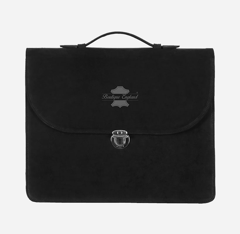 Men's Genuine Leather Briefcase Laptop Bag