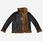 RAF B3 SHEEPSKIN JACKET MEN'S AVIATOR SHEARLING FUR WINTER JACKET