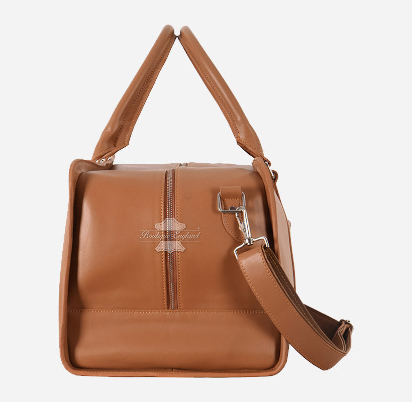 HOLDALL Leather Duffel Bag Weekender Travel & Gym Bag