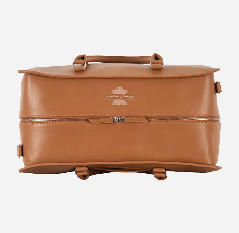 HOLDALL Leather Duffel Bag Weekender Travel & Gym Bag