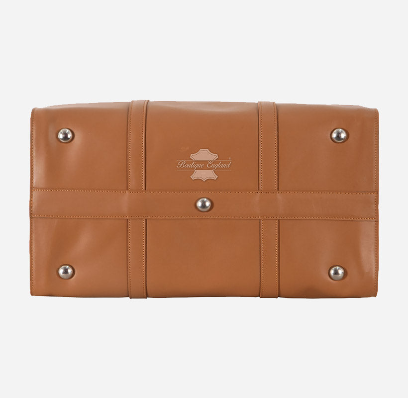 HOLDALL Leather Duffel Bag Weekender Travel & Gym Bag