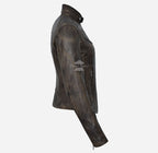 SPEED Women's Leather Racer Jacket