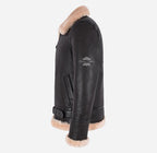 AVIATOR Men's Classic B3 Sheepskin Bomber Jacket Shearling Jacket