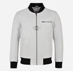 70'S Classic Leather Bomber Jacket For Men's Retro Varsity Jacket