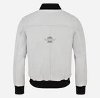 70'S Classic Leather Bomber Jacket For Men's Retro Varsity Jacket