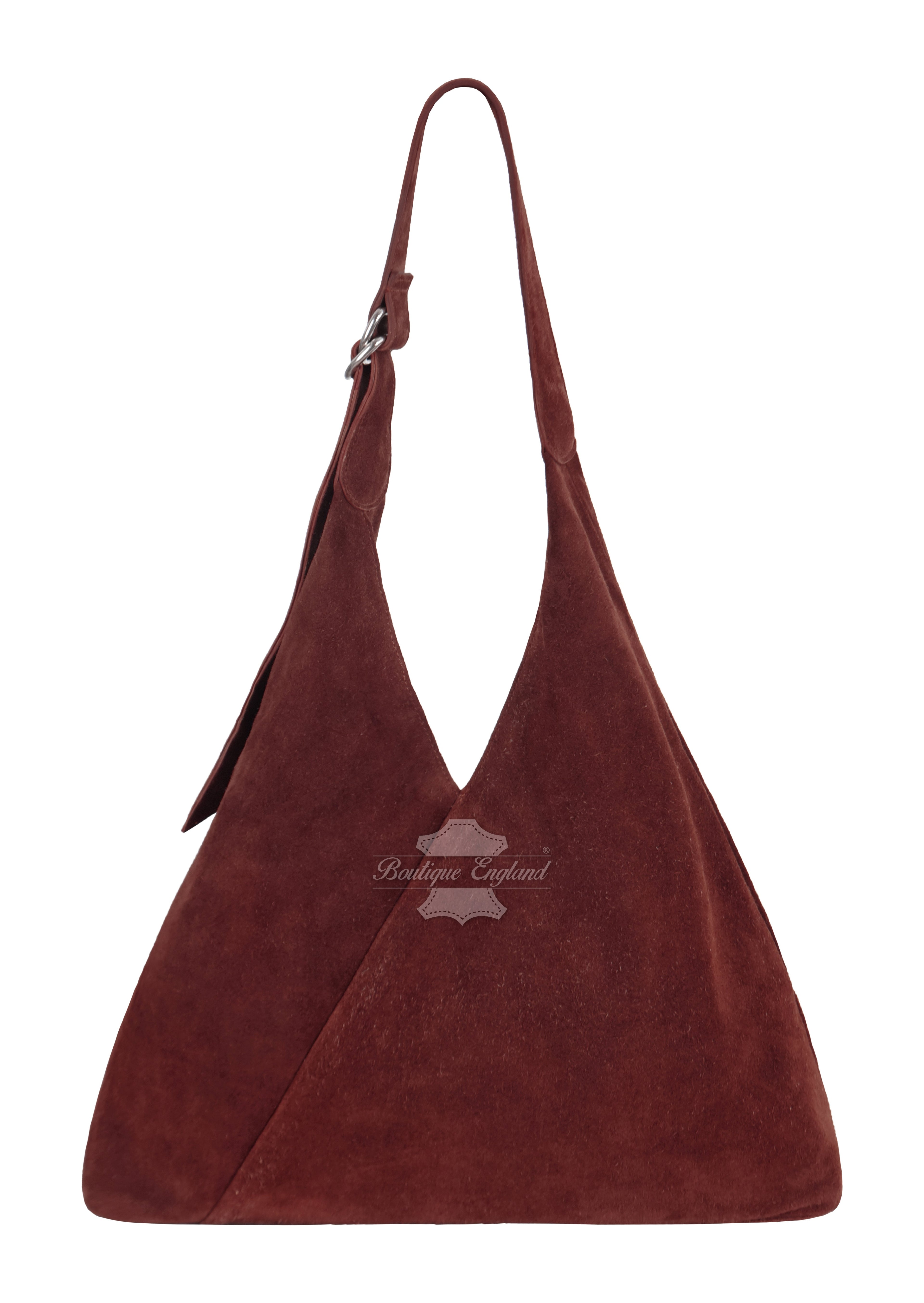 Women's Hobo Slouch Shoulder Bag Suede Tote Bag