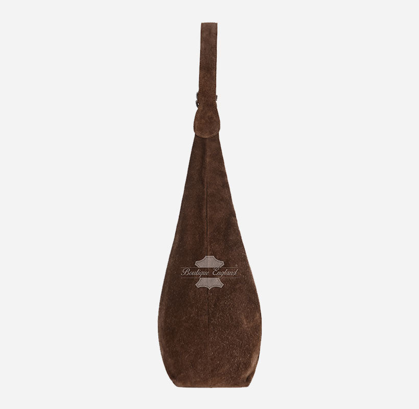 Women's Hobo Slouch Shoulder Bag Suede Tote Bag
