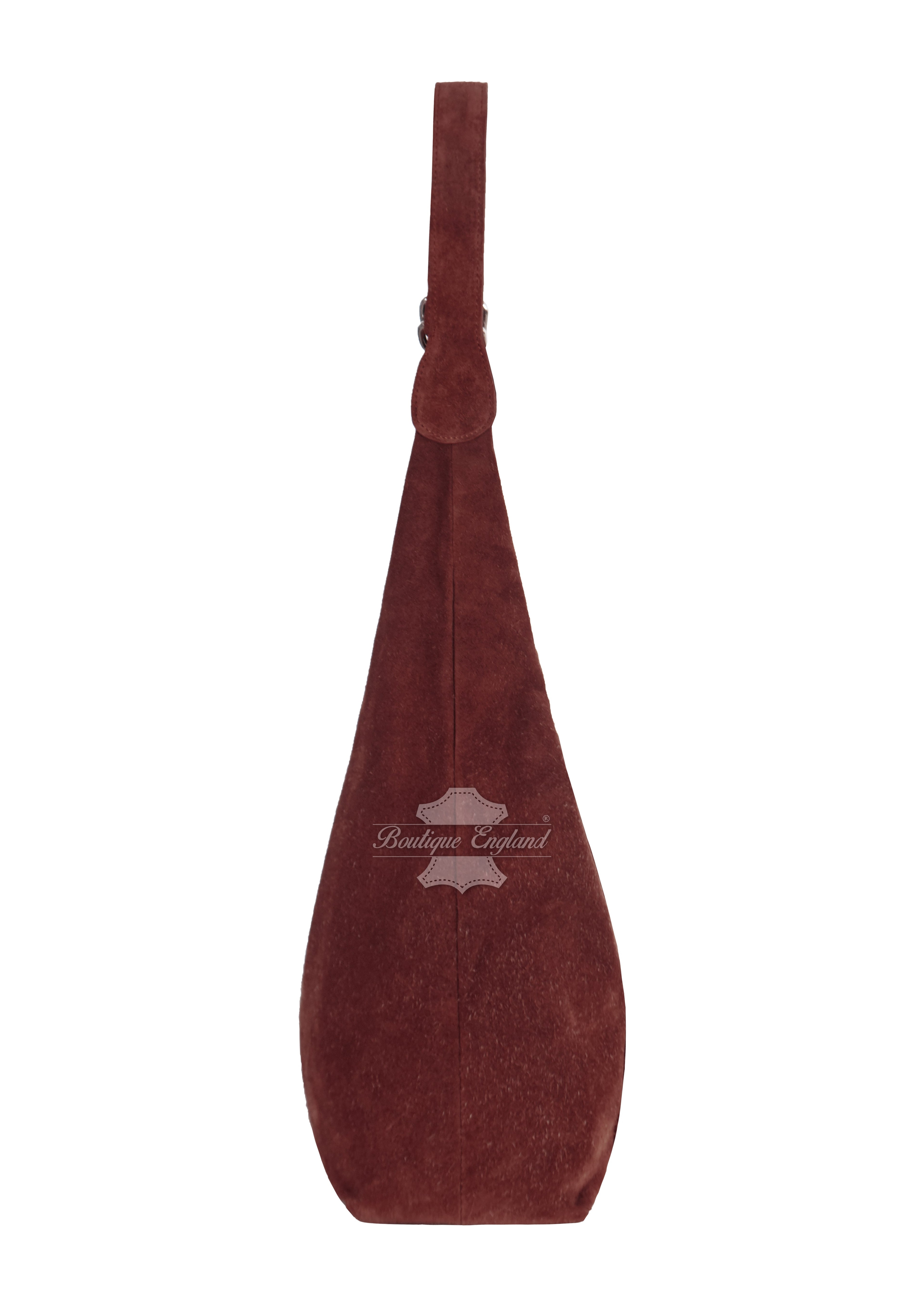 Women's Hobo Slouch Shoulder Bag Suede Tote Bag