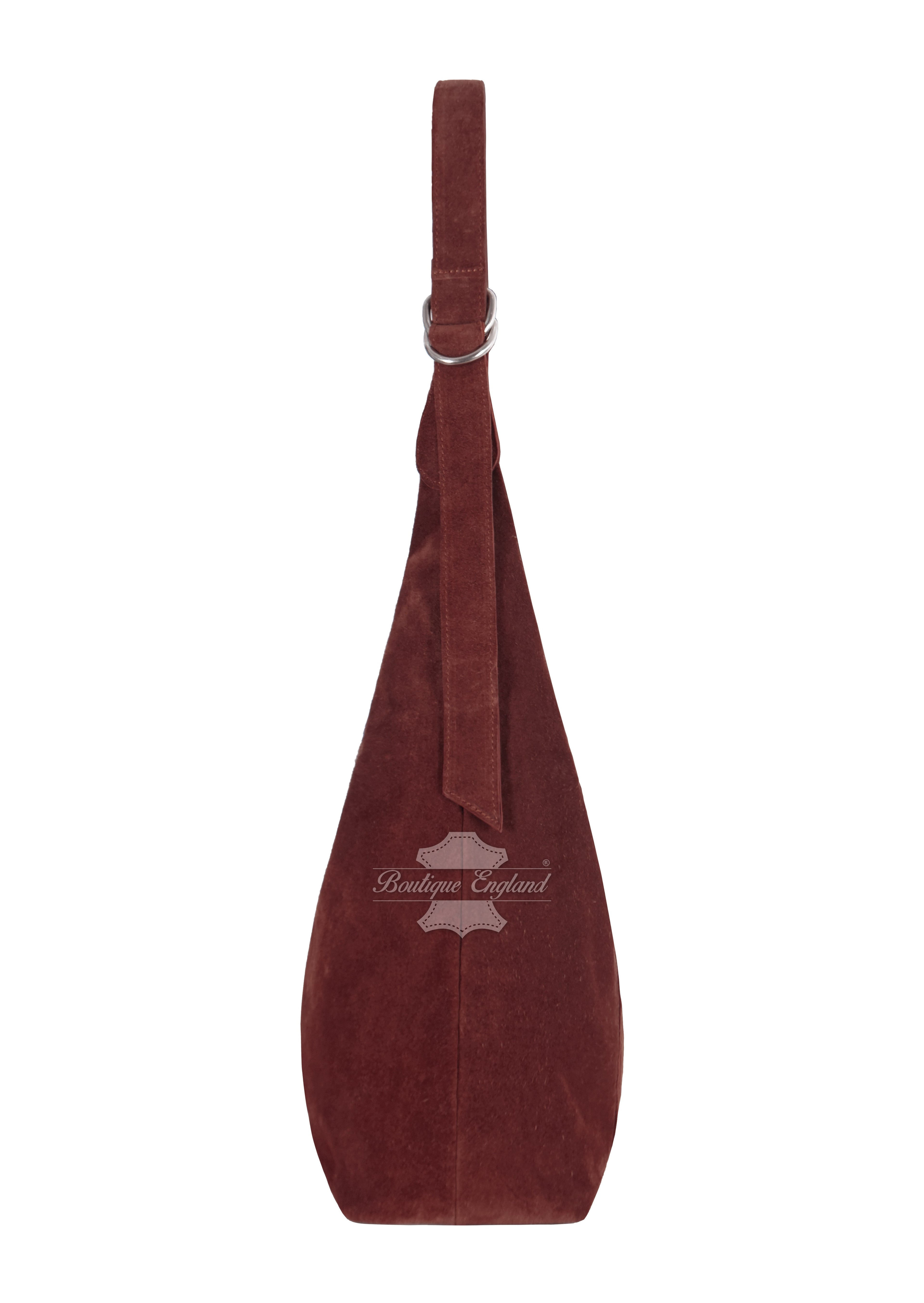 Women's Hobo Slouch Shoulder Bag Suede Tote Bag