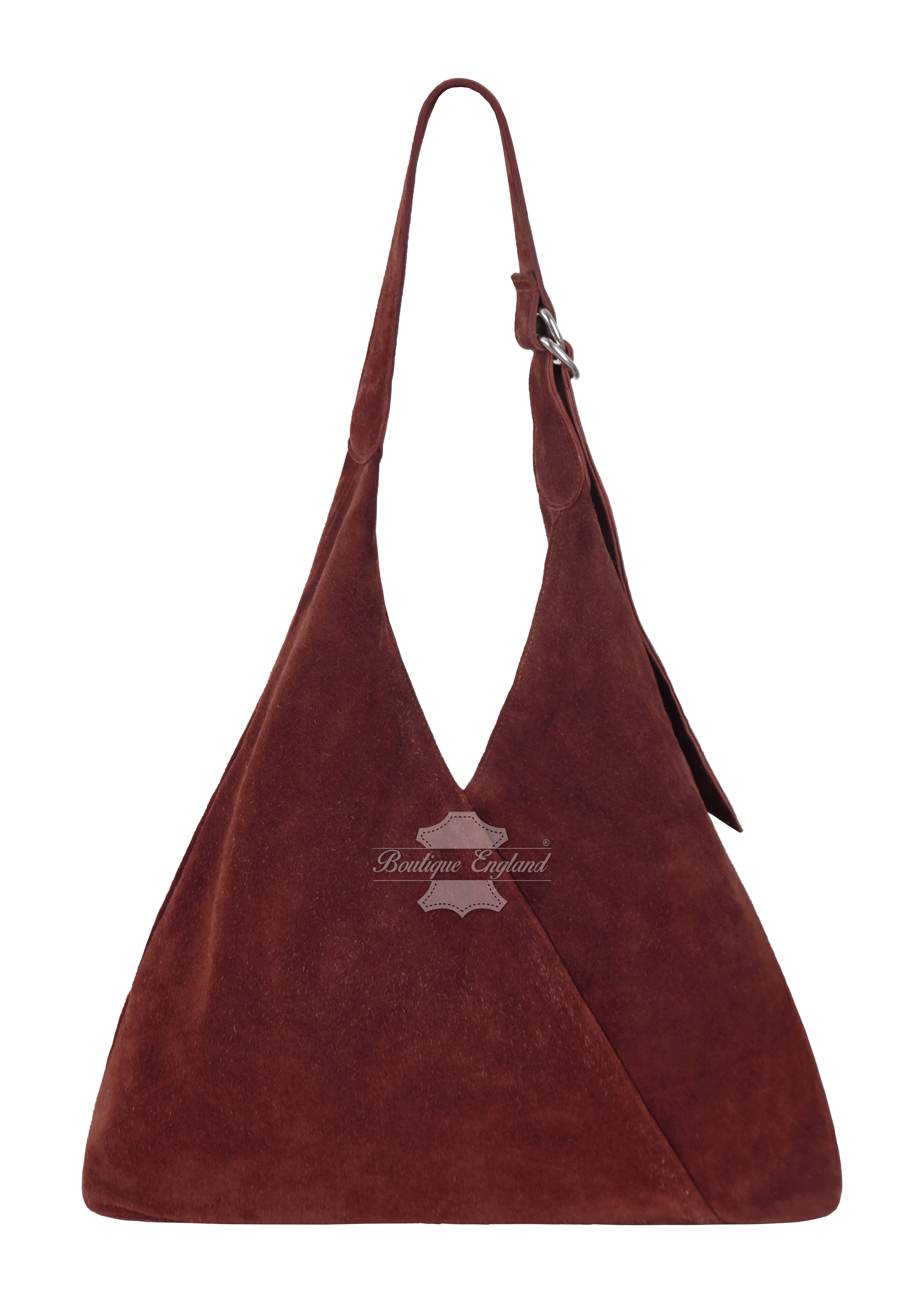 Women's Hobo Slouch Shoulder Bag Suede Tote Bag