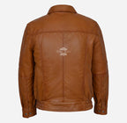ESSEX Men's Leather Blouson Jacket Classic Soft Leather Jacket