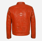 TRUCKER Men's Denim Style Leather Jacket