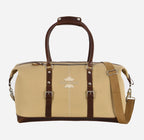 Weekender Overnight Duffel Bag Carry On Bag Canvas with Leather Detailing