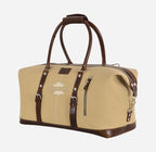 Weekender Overnight Duffel Bag Carry On Bag Canvas with Leather Detailing