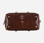 Weekender Overnight Duffel Bag Carry On Bag Canvas with Leather Detailing