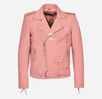 BRANDO Leather Biker Jacket Classic Men's Leather Jacket