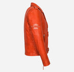 BRANDO Leather Biker Jacket Classic Men's Leather Jacket