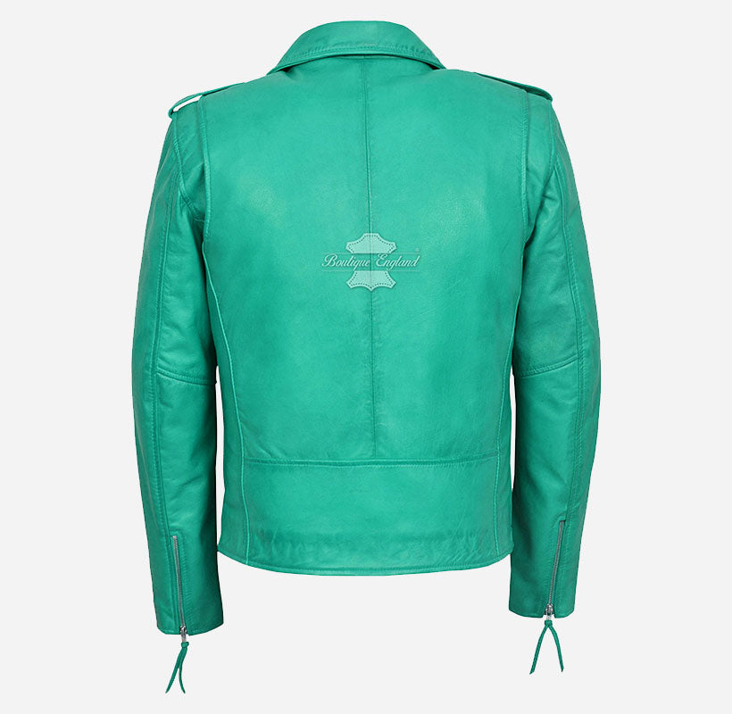 BRANDO Leather Biker Jacket Classic Men's Leather Jacket