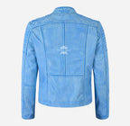 ELORA Ladies Leather Biker Jacket Slim Fit Leather Jacket