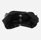 Women’s Leather Hobo Slouch Shoulder Bag with Stars