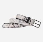 Men’s Genuine Hair-On Cowhide Leather Belt