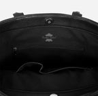 Women Union Flag Leather Bucket Bag Large Handbag