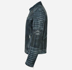 SPEEDSTER Women's Leather Racer Jacket Vintage Waxed
