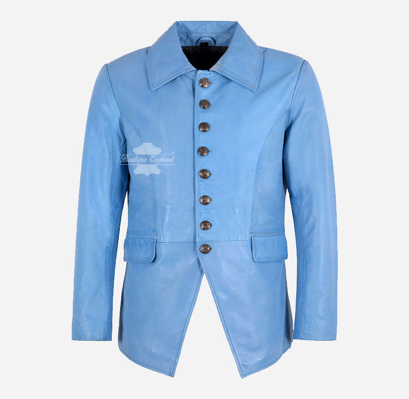 DAMIEN Men's Leather Blazer Soft Leather Coat