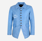 DAMIEN Men's Leather Blazer Soft Leather Coat