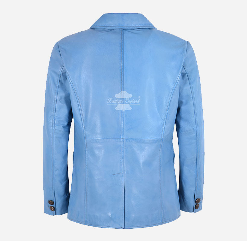 DAMIEN Men's Leather Blazer Soft Leather Coat