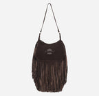 Women’s Boho Fringe Suede Shoulder Bag Crossbody Bag