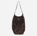 Women’s Boho Fringe Suede Shoulder Bag Crossbody Bag