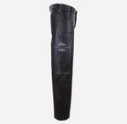Women's High Waist Wide Leg Leather Pants in Black
