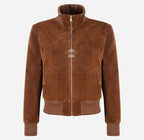 GRACEN Women’s Retro Suede Bomber Jacket
