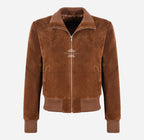 GRACEN Women’s Retro Suede Bomber Jacket