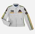 SIZMA Mode Women Leather Biker Jacket Racer Style Jacket