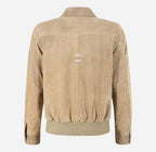 BEDA Women’s Premium Goat Suede Bomber Jacket