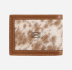 Genuine Hair on Hide Bifold Leather Wallet