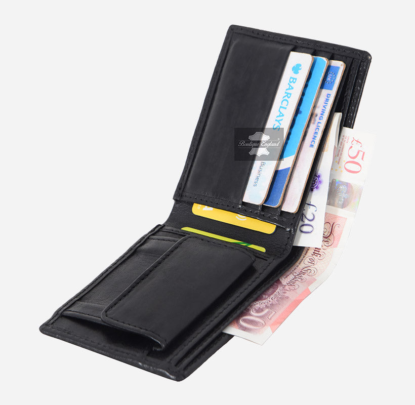 Genuine Hair on Hide Bifold Leather Wallet