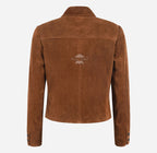 BIRCH Women’s Button Down Suede Blazer Jacket