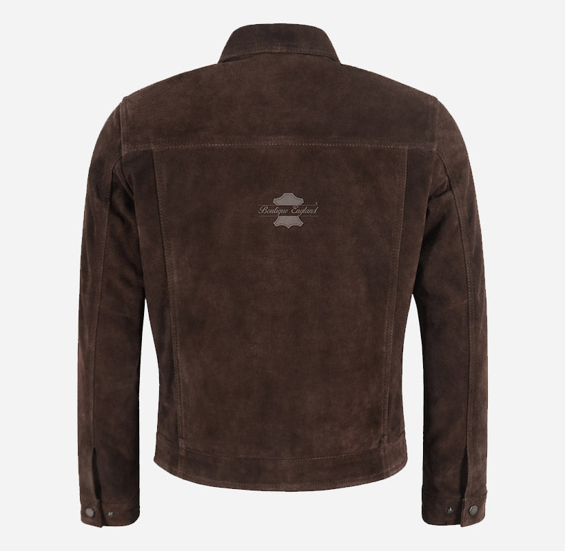 BROOKS Men's Suede Collared Jacket