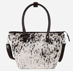 Women’s Hair-On Cowhide Leather Tote Bag