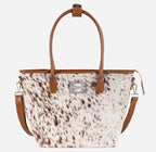 Women’s Hair-On Cowhide Leather Tote Bag