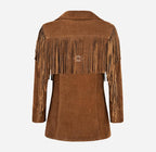BONNIE Women's Western Fringe Suede Jacket