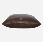 Leather Cushion Covers Pillow Case Home Bed Soft Square Size 16" X 16"